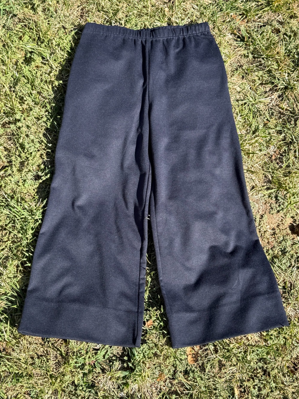 Gretchen Scott wide leg cropped knit pants - Size "shrimp" (US size XXS)